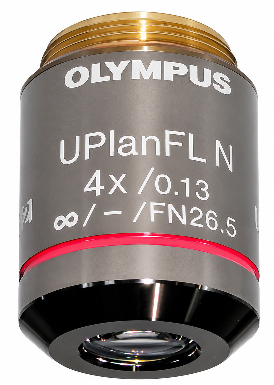 Olympus UPlanFL N 4X Objective | 0.13 NA Dry, Infinity Corrected