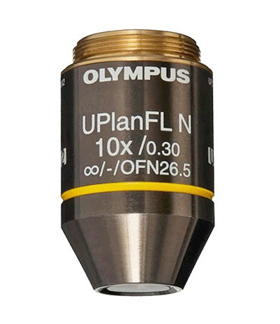 Olympus UPlanFL N 10X Objective | 0.30 NA Dry, Infinity Corrected