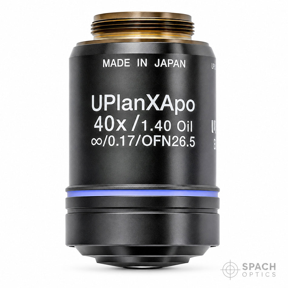Olympus UPlanXAPO 40X Oil Immersion Objective | 1.40 NA Extended Apochromat, Infinity Corrected