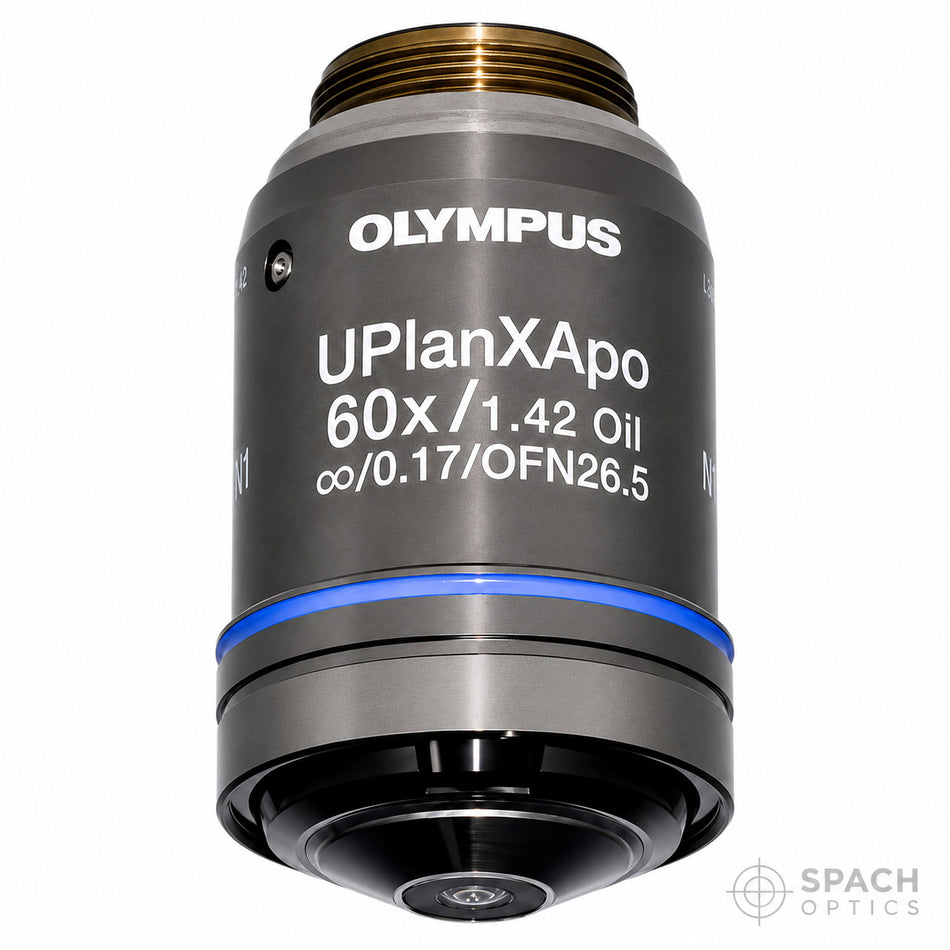 Olympus UPlanXAPO 60X Oil Immersion Objective | 1.42 NA Extended Apochromat, Infinity Corrected