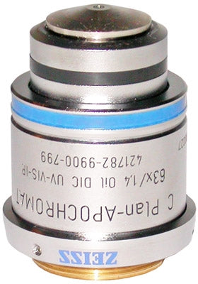 Zeiss Objective Plan-Apochromat 63x / 1.4 Oil DIC M27 (UV) VIS-IR Objective