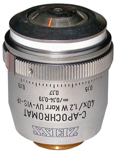 Zeiss C-Apochromat 40X UV-VIS-IR Water Immersion Objective