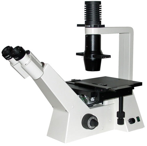 ZEISS AXIOVERT 25 INVERTED PHASE CONTRAST MICROSCOPE WITH XY STAGE