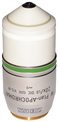 Zeiss W Plan-Apochromat 20x Water Dipping Objective UV VIS-IR