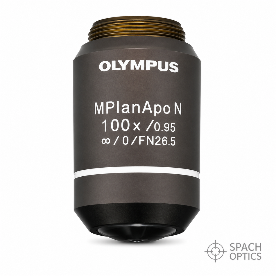Olympus MPLAPON 100X Objective – Dry Reflected Light (NA 0.95)