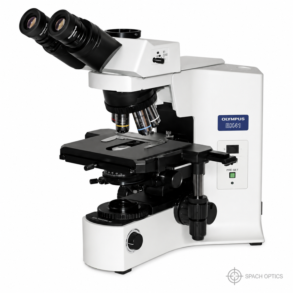 Olympus BX41 Microscope with Trinocular Head