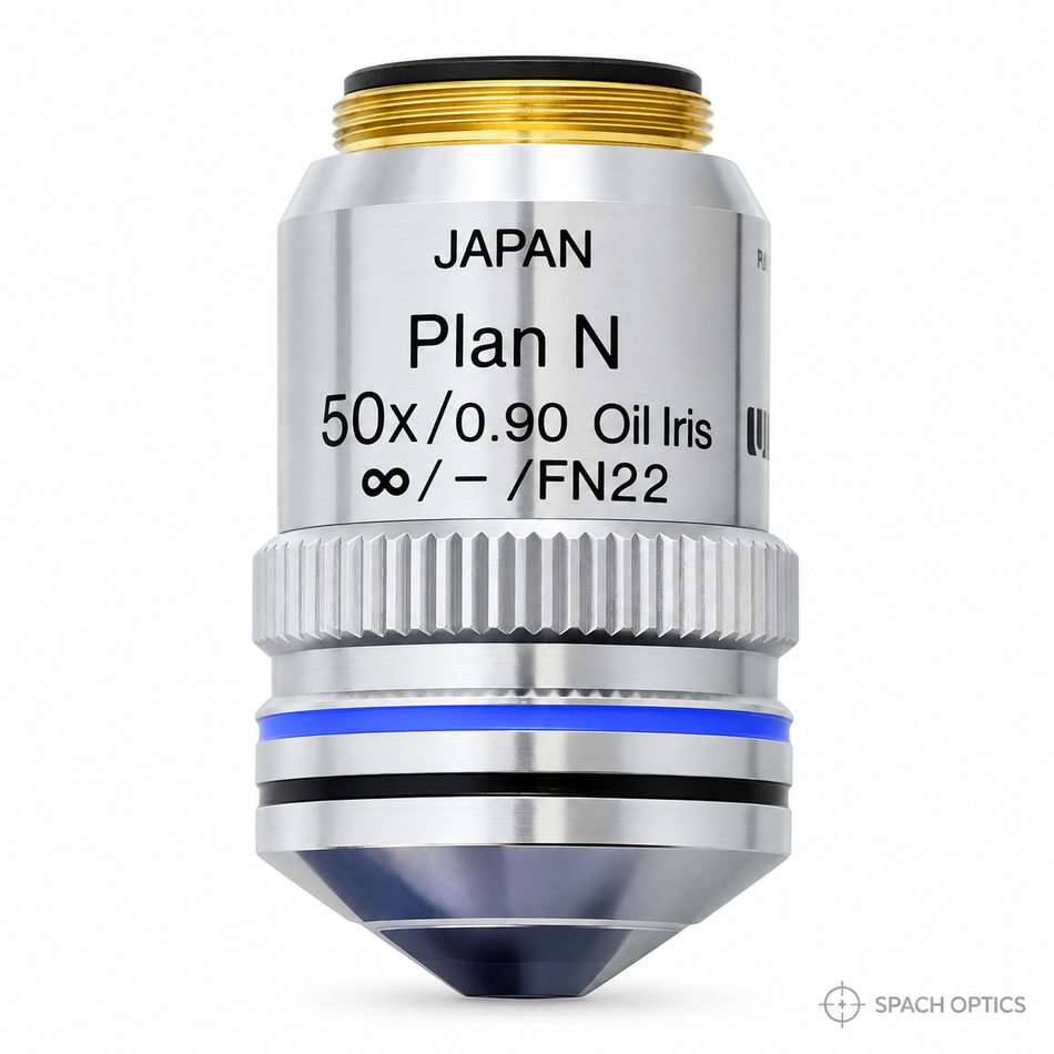 Olympus PLN50XOI Plan N 50x Oil Immersion Objective, NA 0.90