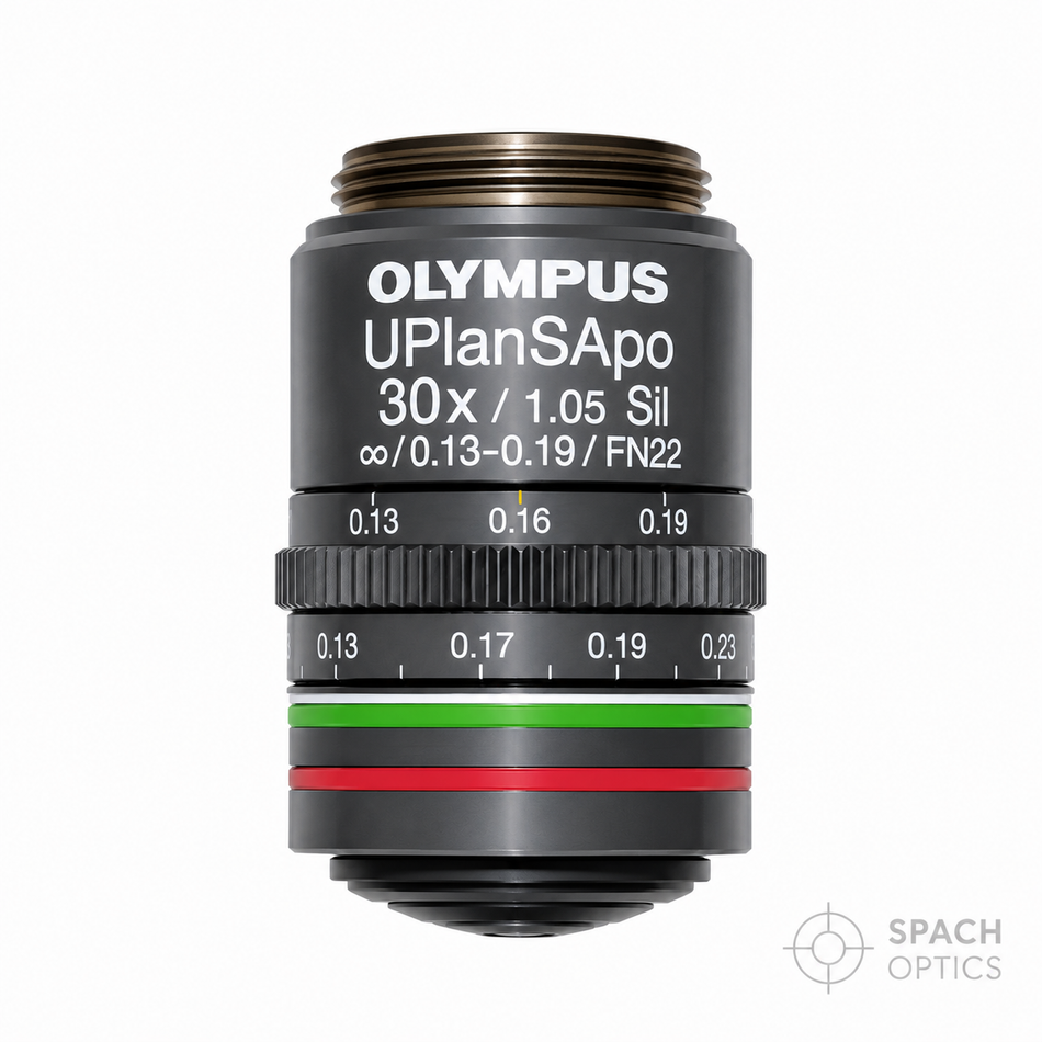 Olympus UPlanSApo 30x Silicone Immersion Microscope Objective (NA 1.05, Infinity)