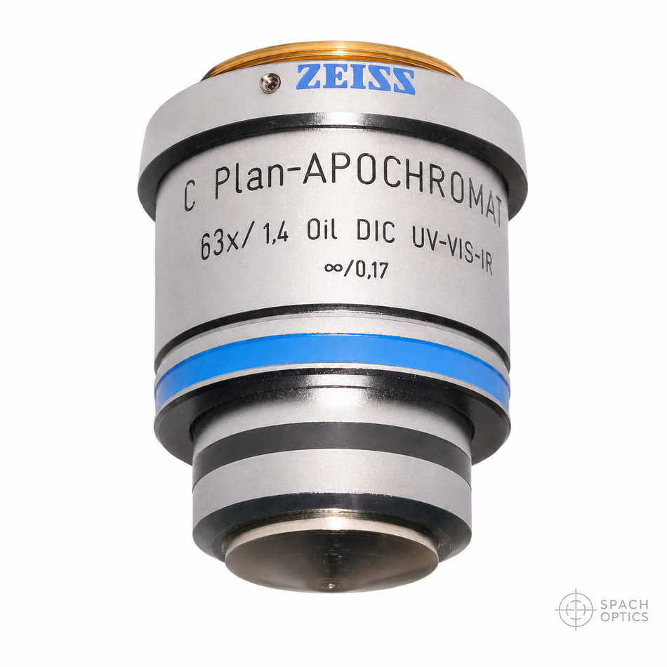Zeiss Objective Plan-Apochromat 63x / 1.4 Oil DIC M27 (UV) VIS-IR Objective