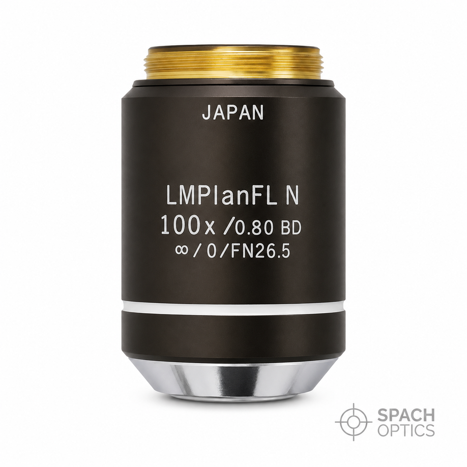Olympus LMPLFLN-BD 100X Objective – Brightfield/Darkfield LWD