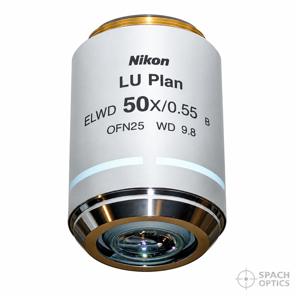 Nikon LU Plan ELWD 50x Brightfield Darkfield Objective