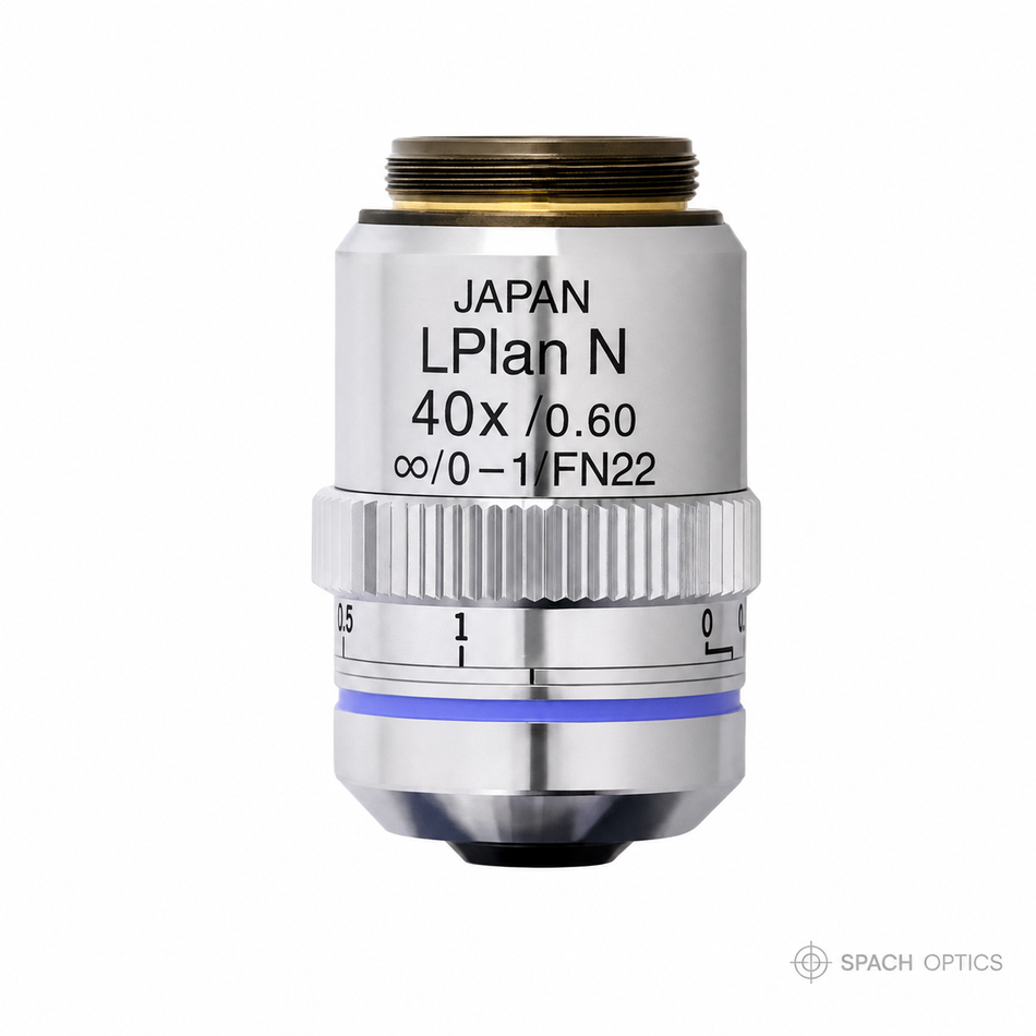 Olympus LPlan N 40x Objective with Correction Collar - Demonstration Model