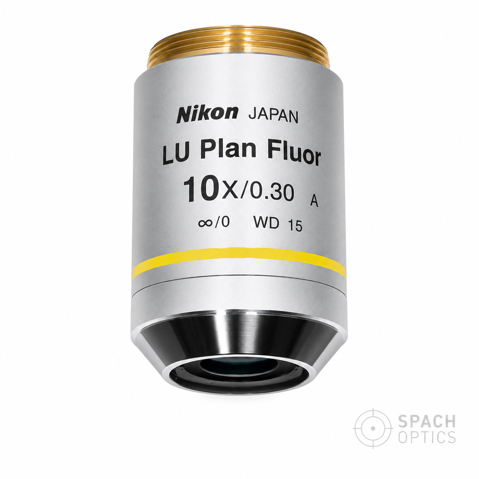 Nikon LU Plan Fluor 10x Brightfield Darkfield Objective