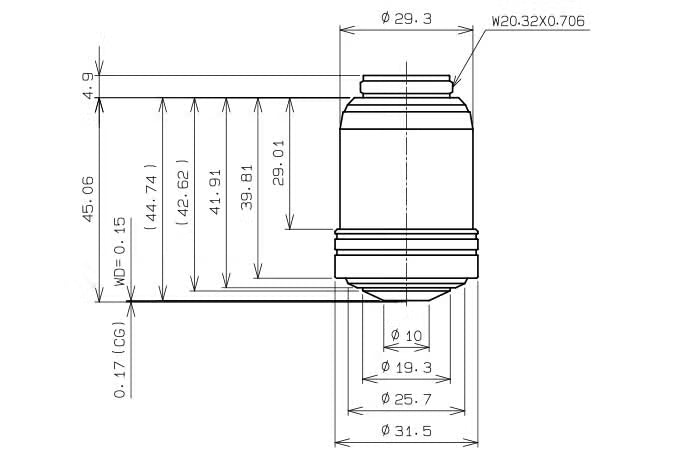 Olympus UPLANXAPO 60X Phase Contrast Objective