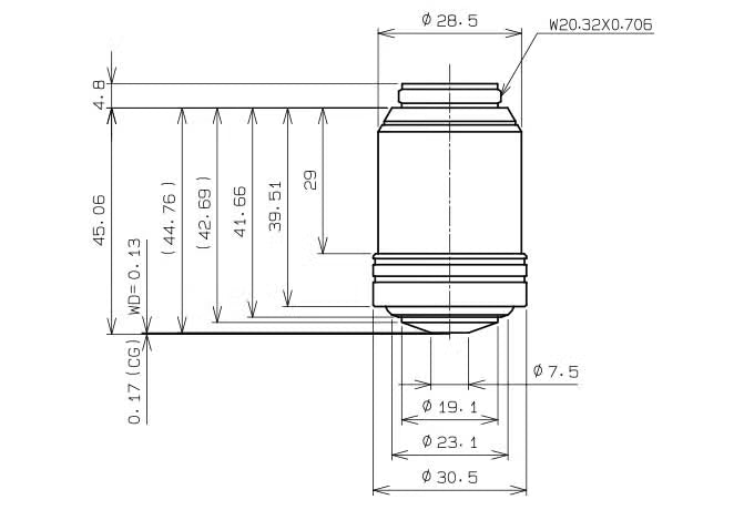 Olympus UPLANXAPO 100X Phase Contrast Objective