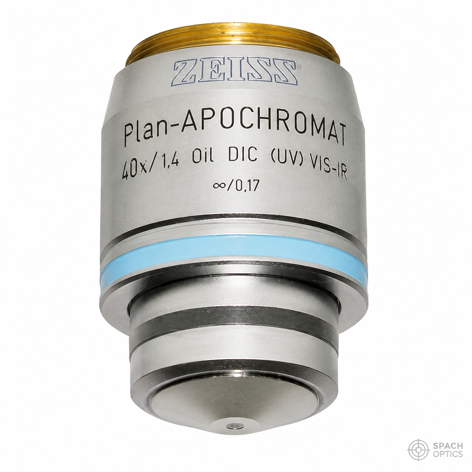 Zeiss Plan-Apochromat 40x/1.4 Oil DIC (UV) VIS-IR Objective (NA 1.40, Infinity)
