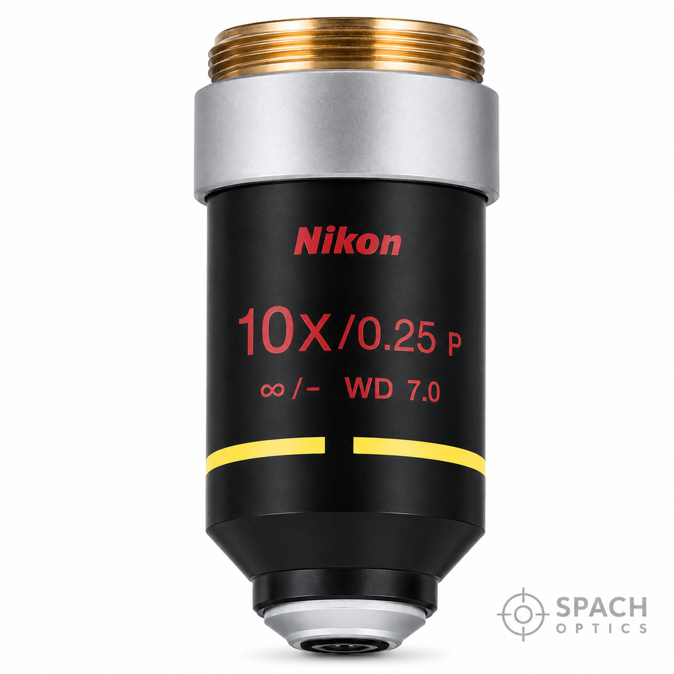 Nikon CFI P Achro 10X Strain Free Polarized Light Objective