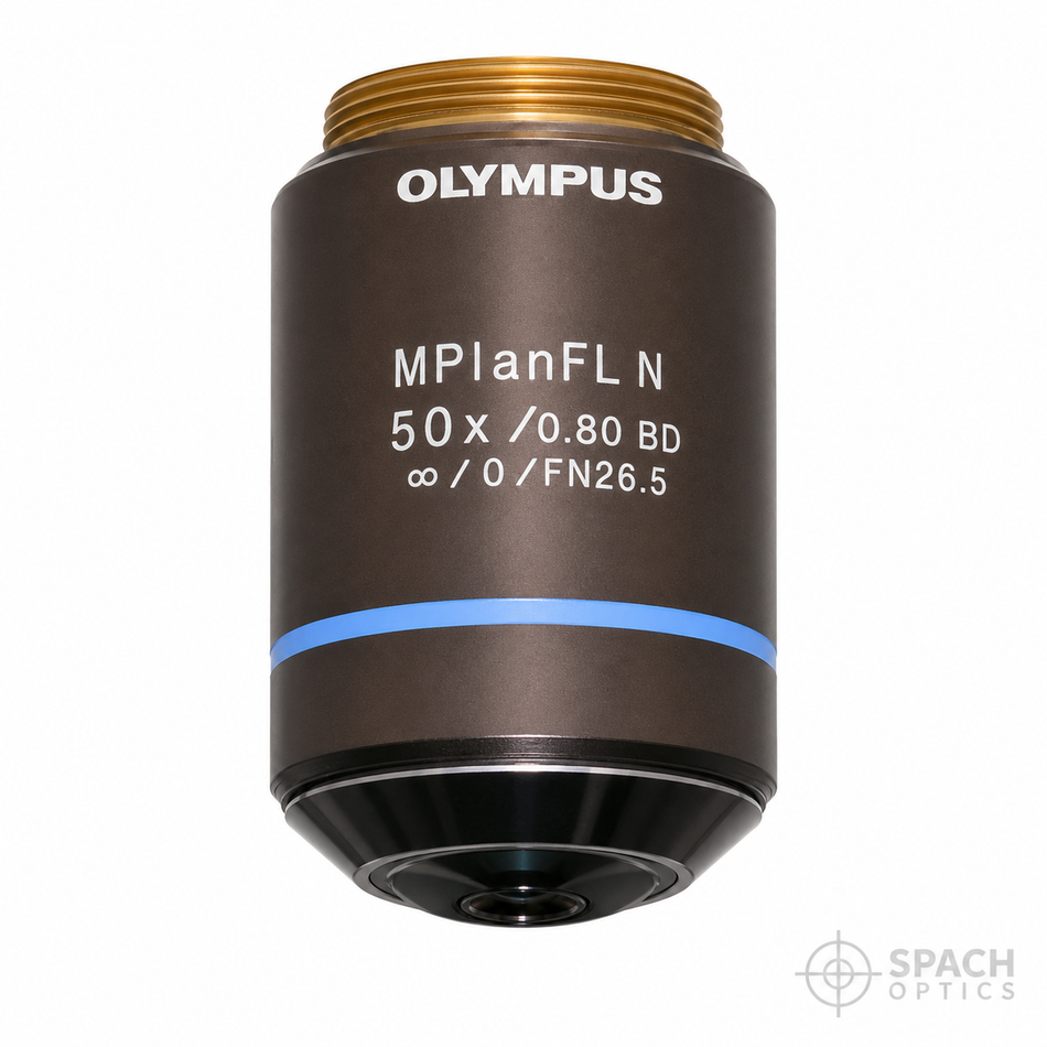 Olympus MPlanFL N 50X Epi Objective | 0.80 NA, BD, Infinity Corrected