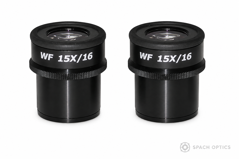 15X Widefield Eyepieces for Nikon SMZ Stereo Microscopes (Pair)