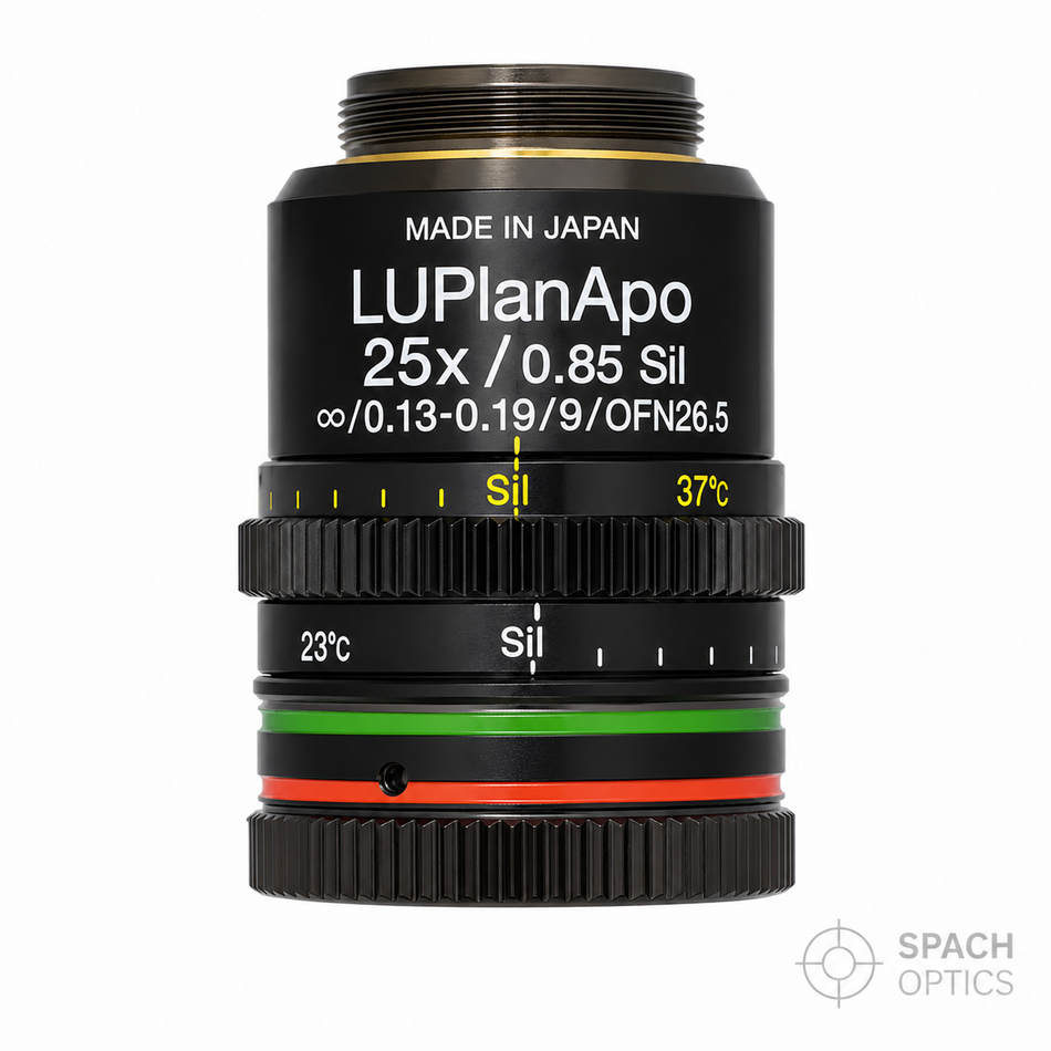 Olympus LU PLANAPO 25x Silicone Immersion Microscope Objective (NA 0.85, Infinity)