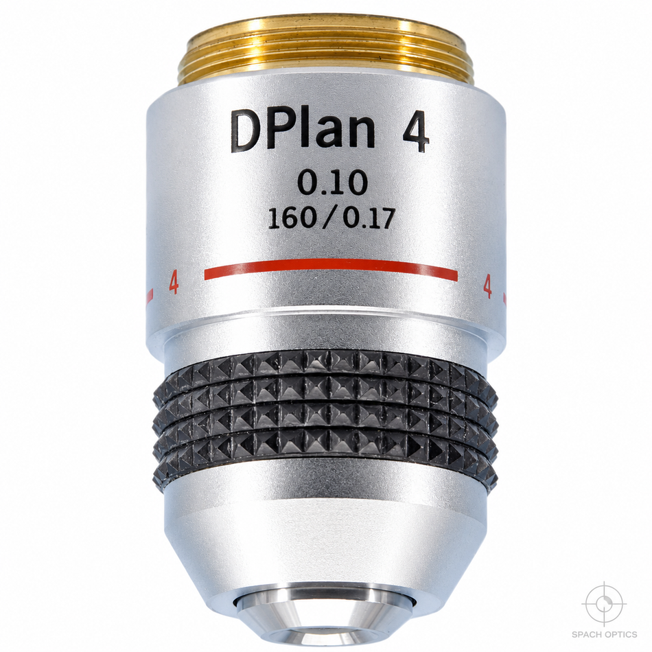 Olympus DPlan 4x Objective - 160mm Tube Length