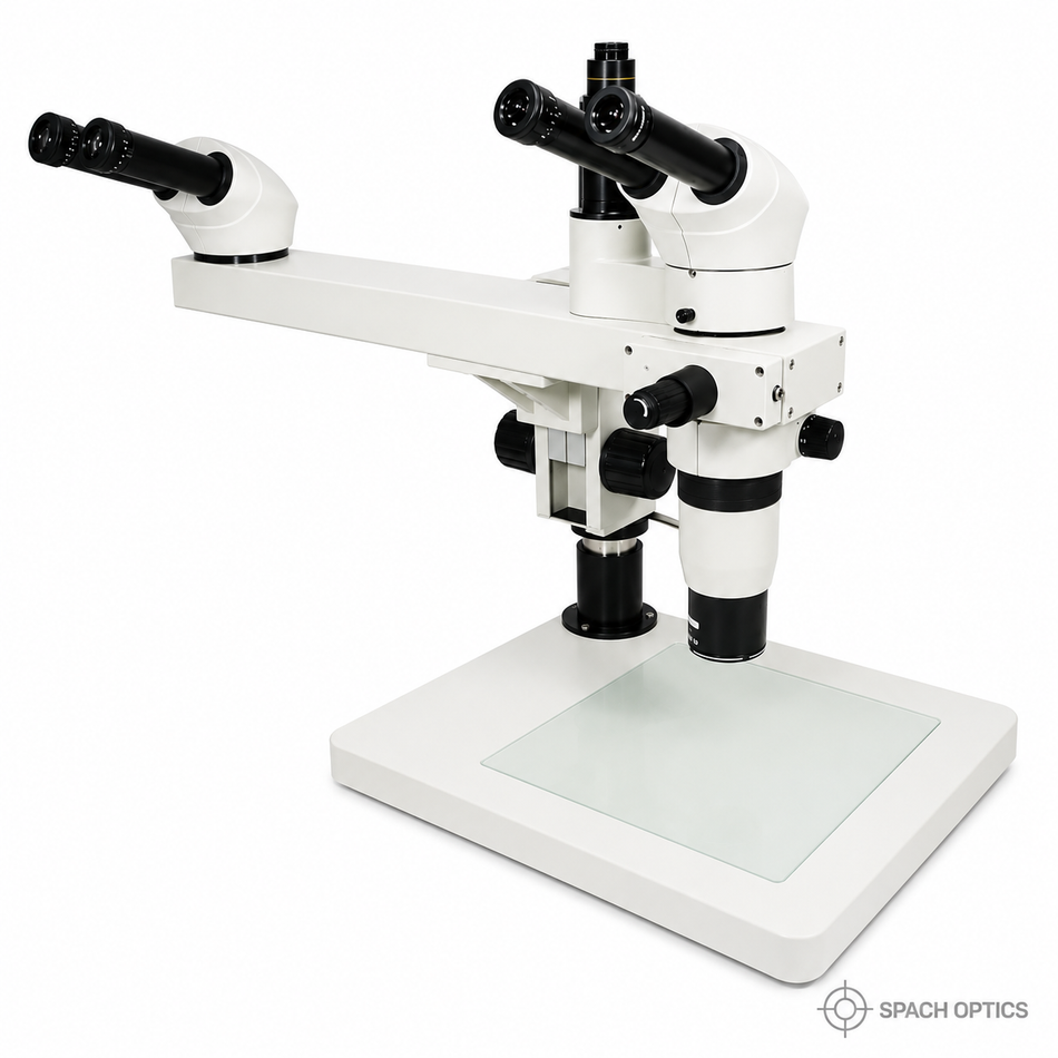 EcoView SZX-D50 Dual Head Teaching Stereo Microscope with Pointer