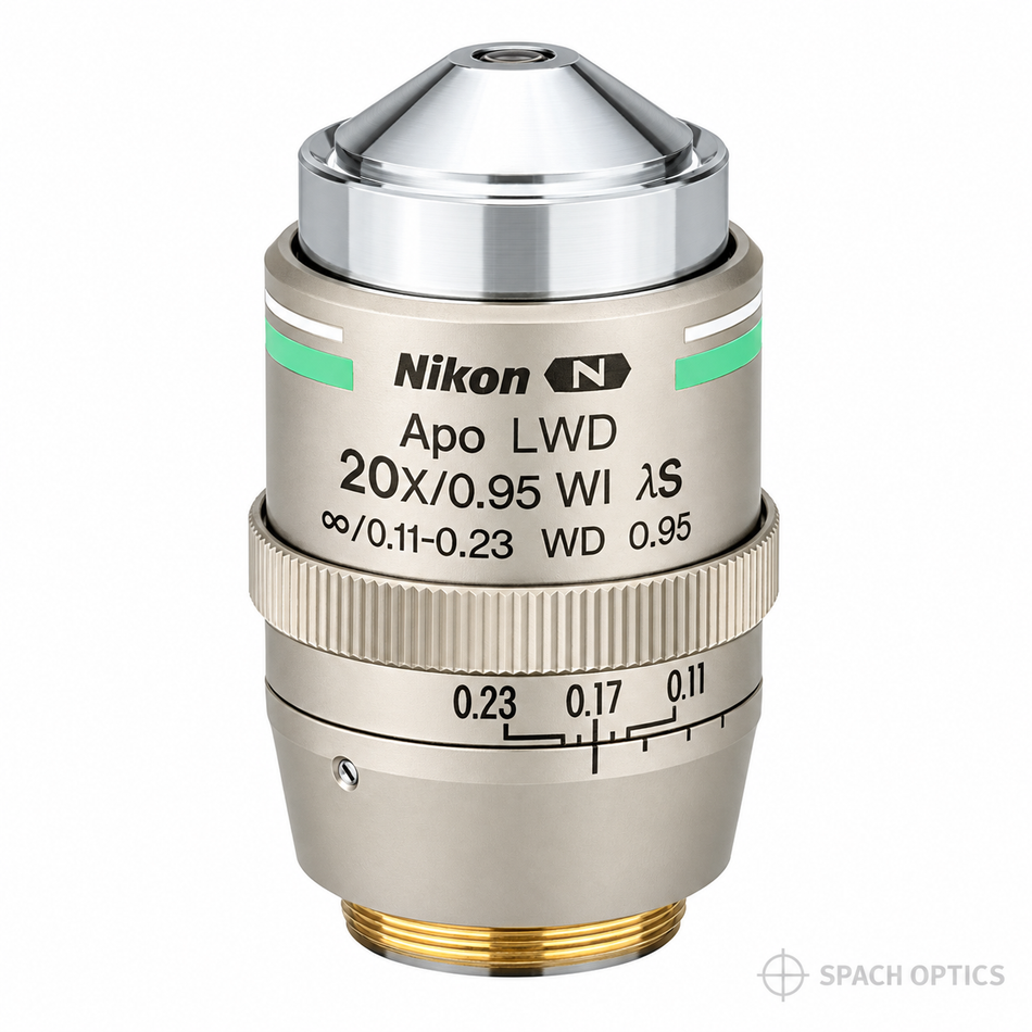 Nikon CFI Apochromat Lambda S LWD 20X Water Immersion Objective | MRD77200