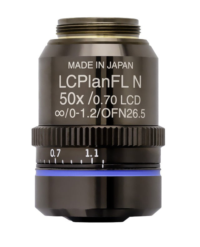 Olympus LCPLFLN50XLCD 50X LCD Objective – Long WD (NA 0.70, 2.2