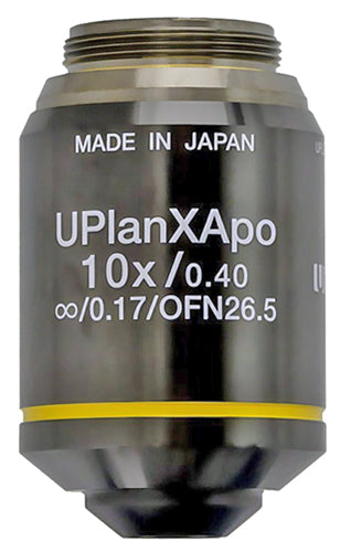 Olympus UPlanXAPO 10X Objective | 0.40 NA Extended Apochromat, Infinity Corrected