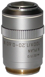 leica n plan 100x water immersion objective lens