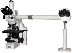 Nikon E400 side by side teaching microscope