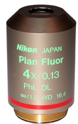 Nikon CFI Plan Fluor DL 4x Objective