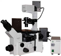 olympus ix70 microscope with dic, phase contrast and fluorescence