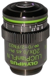 olympus lucplanfln 20x phase contrast objective