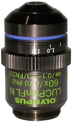 olympus lucplanfln 60x phase objective lens