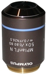 olympus 50x reflected light objective lens