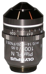 olympus planfln 100x objective lens