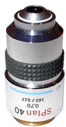 olympus splan 40x objective lens