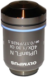 olympus uplfln 40x oil immersion objective lens