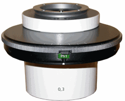 zeiss axiovert 100 phase microscope condenser