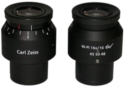 Zeiss W-PL 16X Stereo Microscope Eyepieces
