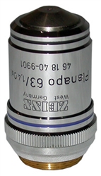 ZEISS 160 TUBE LENGTH PLANAPO 63X OBJECTIVE